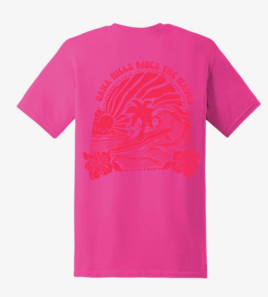 Dana Hills Rides the Waves Surf Tee - Youth