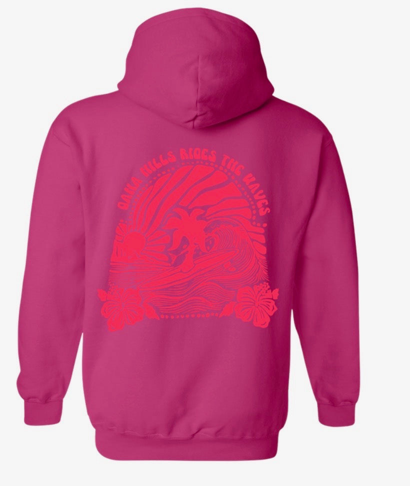 Dana Hills Rides The Waves Hoodie - Youth