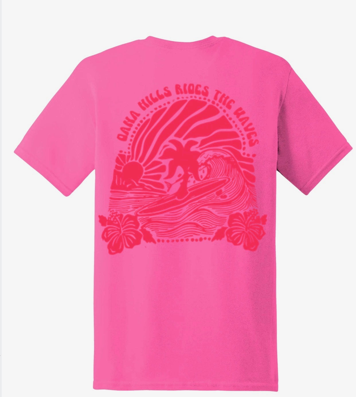 Dana Hills Rides the Waves Surf Tee - Adult
