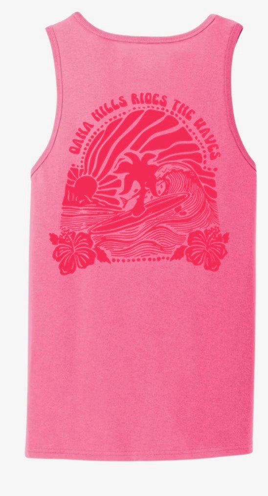 Dana Hills Rides the Waves Unisex Tank Top