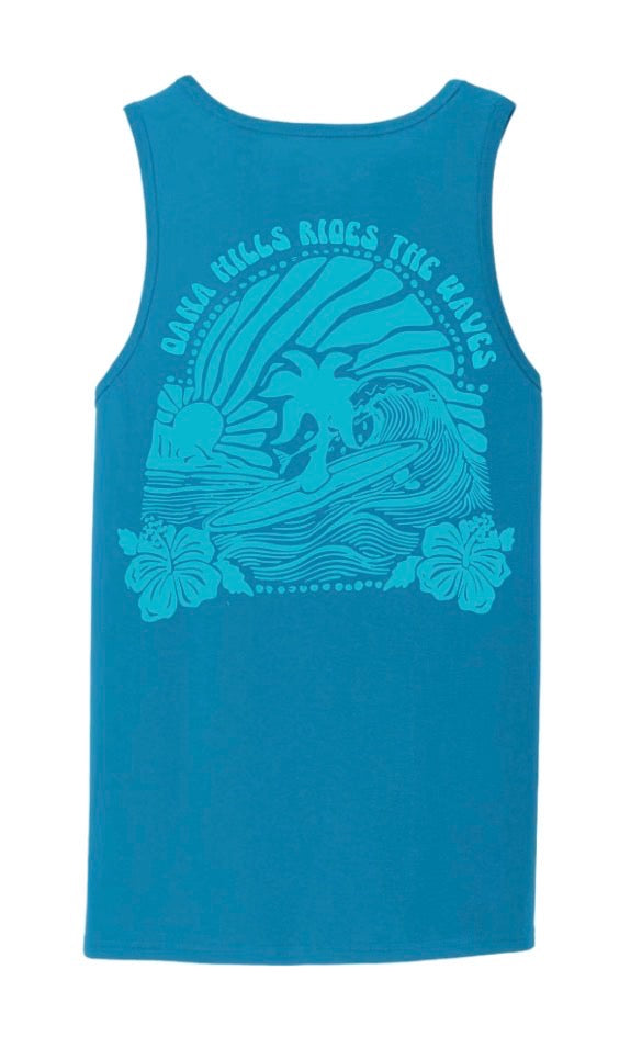Dana Hills Rides the Waves Unisex Tank Top